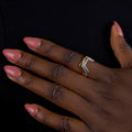 The Arc Ring Duo in Duo Tone