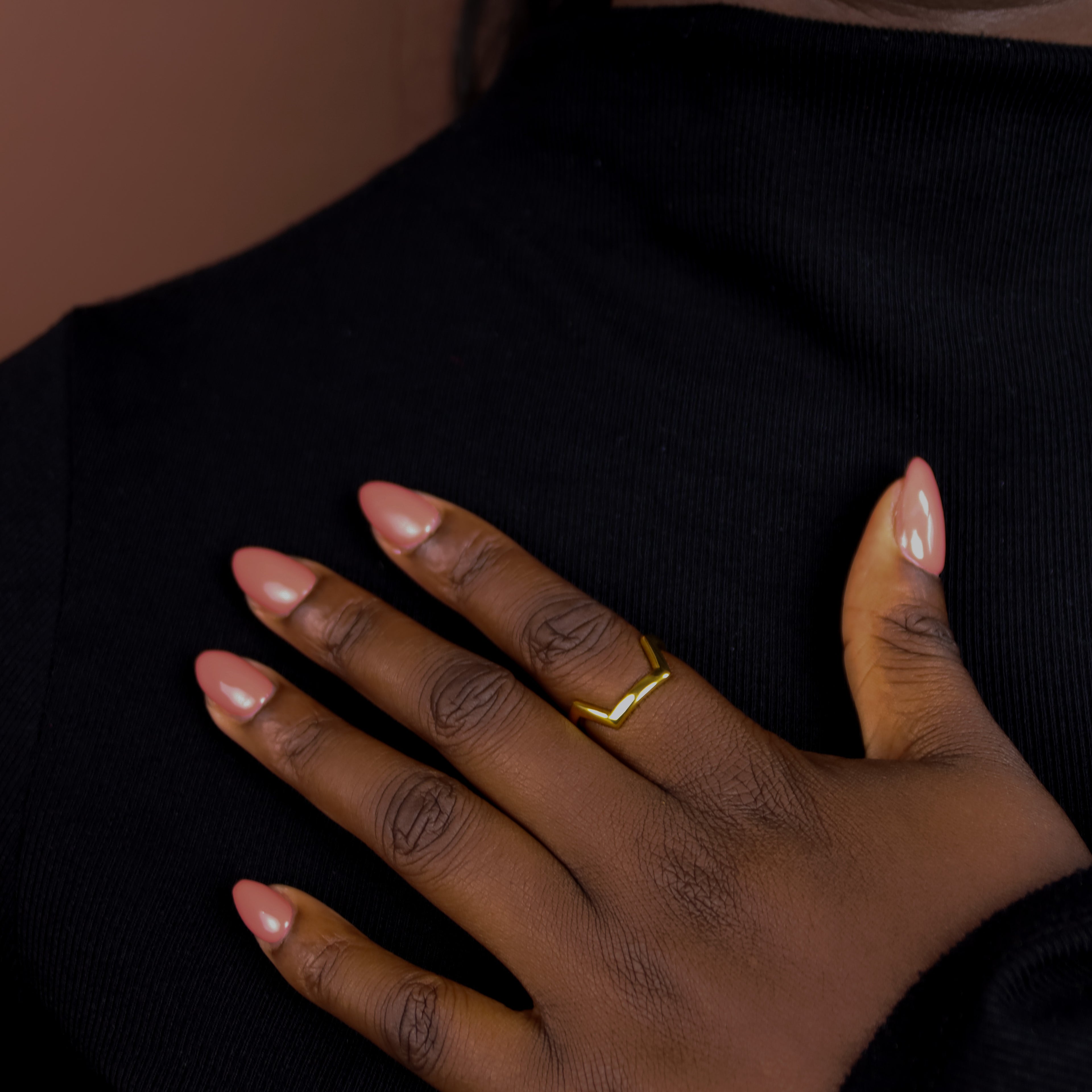 The Arc Ring in 18K Gold Vermeil