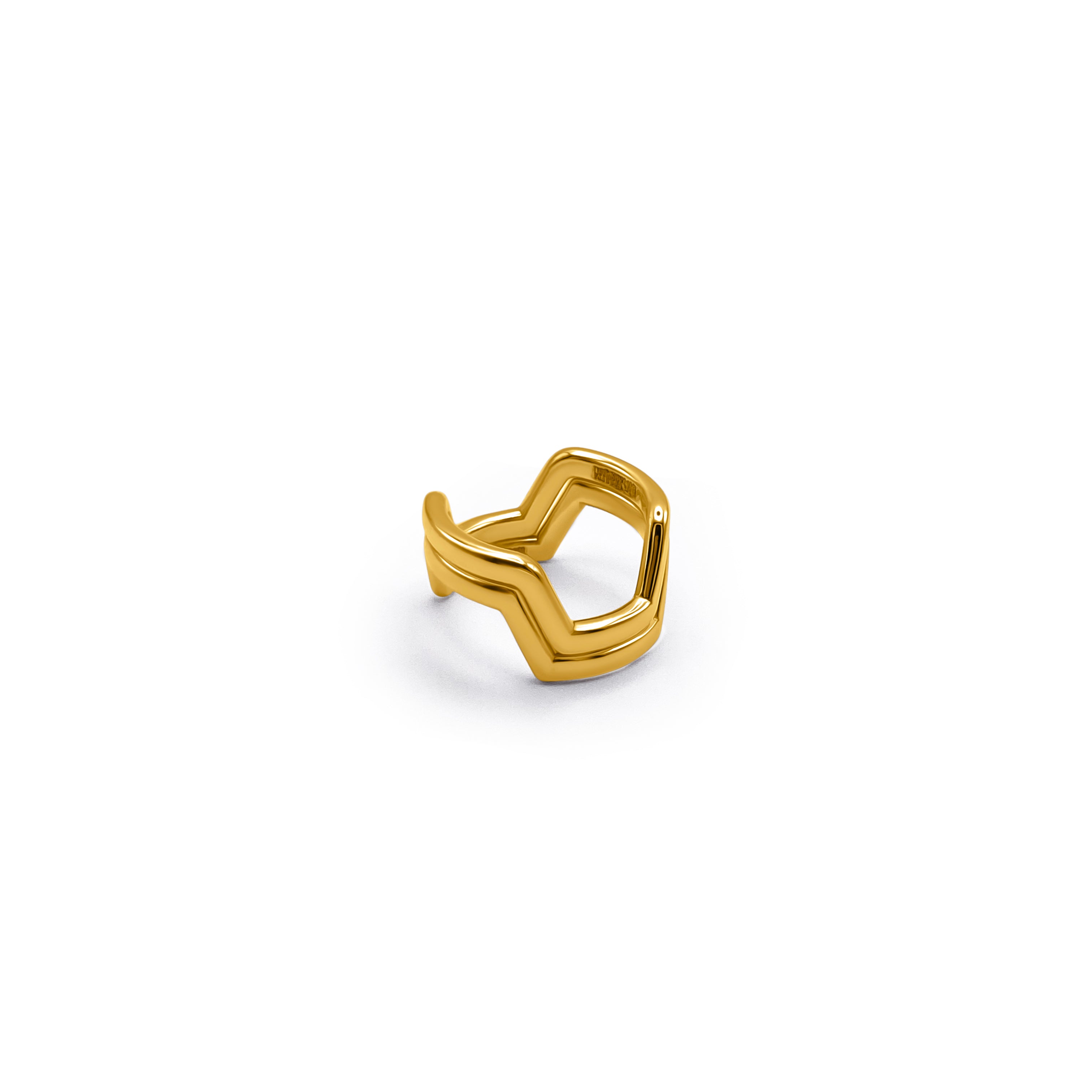 The Arc Ring Duo in 18K Gold Vermeil