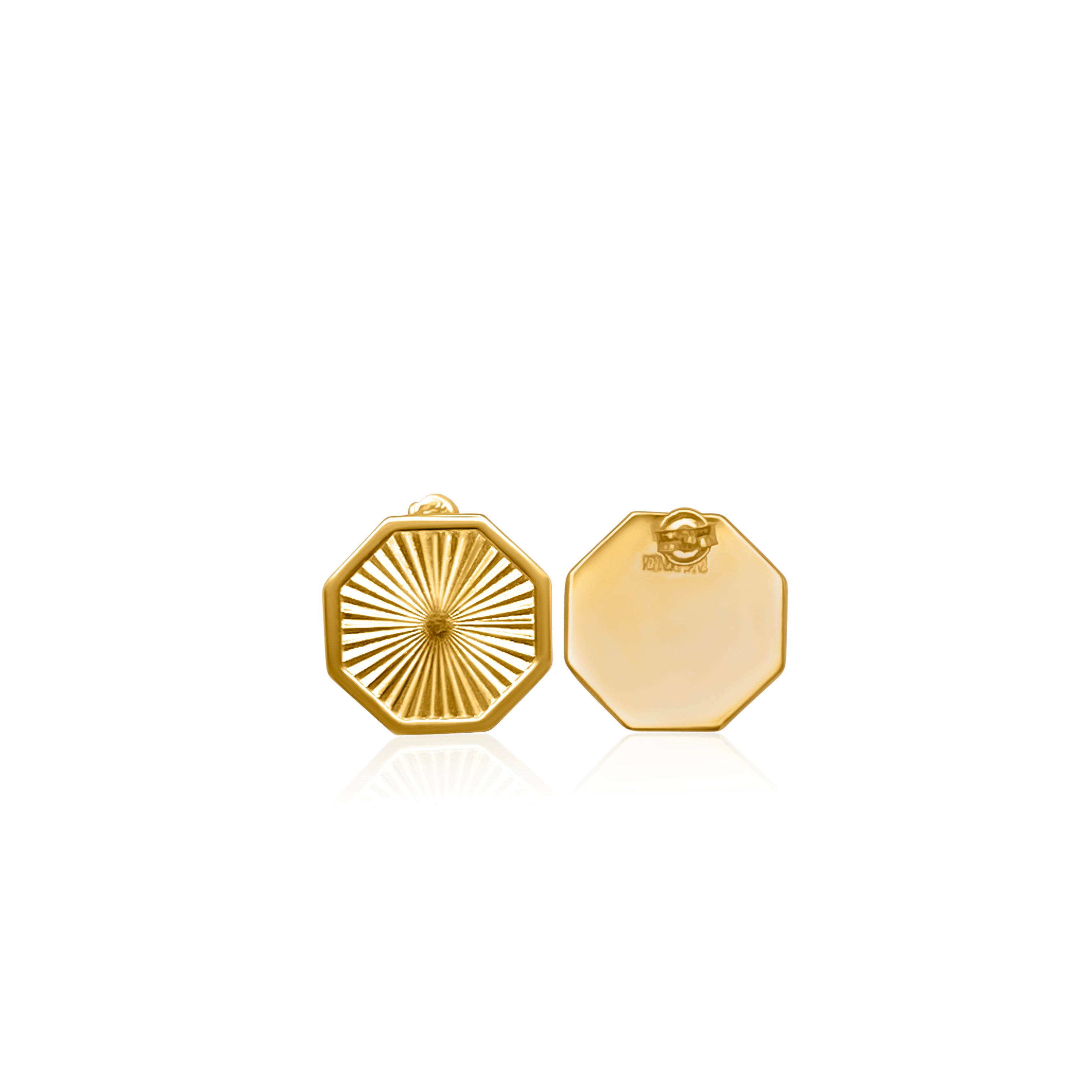 The Solis Earrings in 18K Gold Vermeil